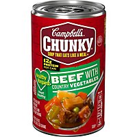 Campbells Chunky Healthy Request Soup Beef With Country Vegetables - 18.8 Oz - Image 2