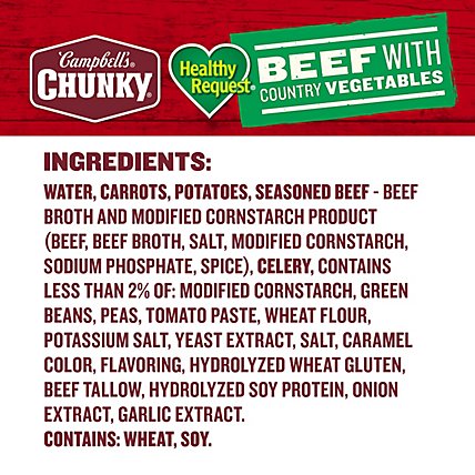 Campbells Chunky Healthy Request Soup Beef With Country Vegetables - 18.8 Oz - Image 6