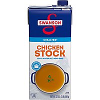 Swanson Cooking Stock Chicken Unsalted - 32 Oz - Image 1
