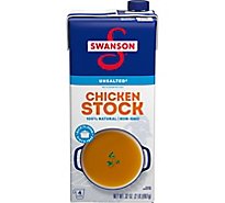 Swanson Cooking Stock Chicken Unsalted - 32 Oz