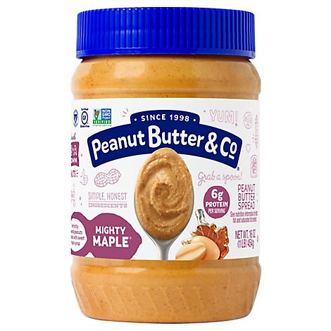 Peanut Butter & Co Peanut Butter Spread Mighty Maple - 16 Oz