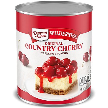 Duncan Hines Wilderness Pie Filling & Topping Rud Ruby Cherry - 30 Oz - Image 2
