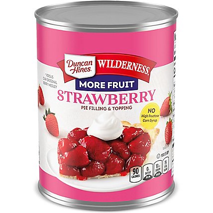 Duncan Hines Wilderness Pie Filling & Topping Strawberry Premium - 21 Oz - Image 2
