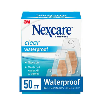 Nexcare Waterproof Bandages - 50 Count