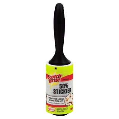 Scotch-Brite Lint Roller 50 % Stickier 48 Sheets - Each
