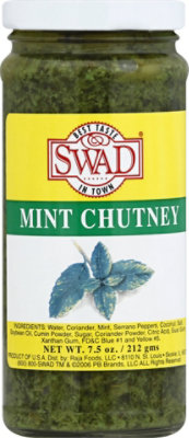 Swad Chutney Mint - 7.5 Oz