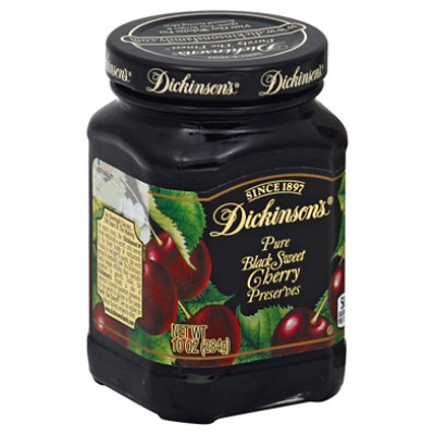 Dickinsons Preserves Pure Black Sweet Cherry - 10 Oz - Image 1