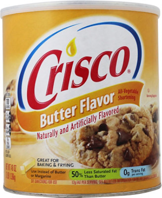 Crisco Shortening All-Vegetable Butter Flavor - 48 Oz - Image 2