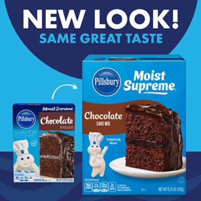 Pillsbury Moist Supreme Cake Mix Premium Chocolate - 15.25 Oz - Image 2