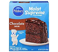 Pillsbury Moist Supreme Cake Mix Premium Chocolate - 15.25 Oz