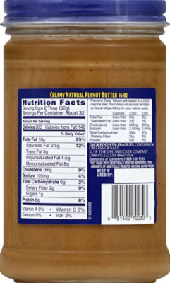 Adams Peanut Butter Creamy - 36 Oz - Image 3