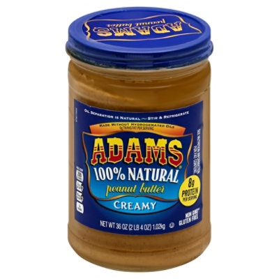 Adams Peanut Butter Creamy - 36 Oz - Image 1