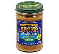 Adams Peanut Butter Crunchy - 36 Oz