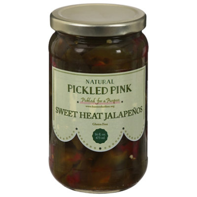 Pickled Pink Pickles Jalapenos Sweet Heat - 16 Fl. Oz. - Image 3