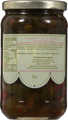 Pickled Pink Pickles Jalapenos Sweet Heat - 16 Fl. Oz. - Image 6