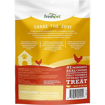 Freshpet Dog Joy Dog Treats Real Chicken Recipe Pouch - 8 Oz - Image 5