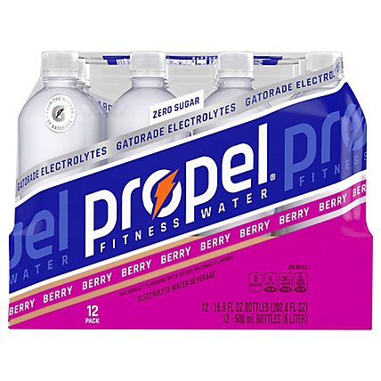 Propel Water Beverage with Electrolytes & Vitamins Berry - 12-16.9 Fl. Oz. - Image 2
