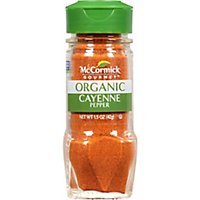 McCormick Gourmet Organic Cayenne Red Pepper - 1.5 Oz - Image 1
