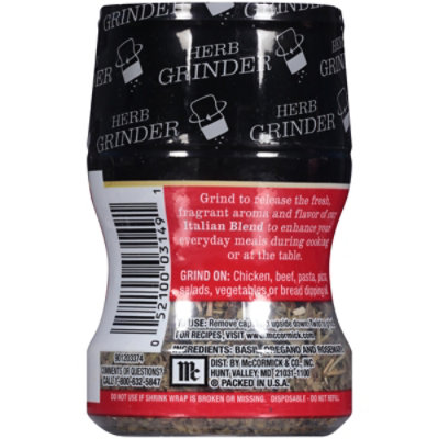 McCormick Herb Grinder Italian Blend - 0.46 Oz - Image 5