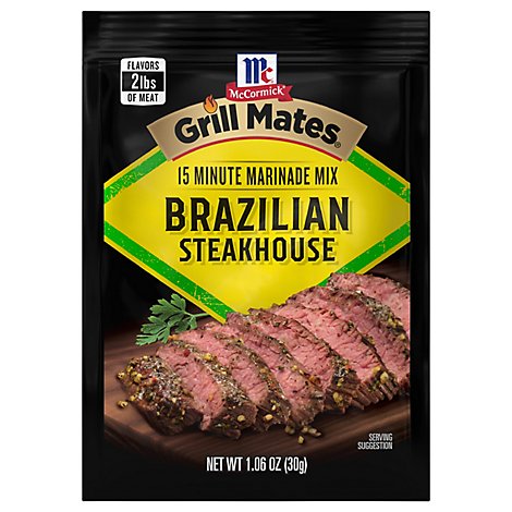 McCormick Grill Mates Brazilian Steakhouse Marinade - 1.06 Oz