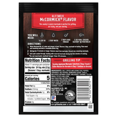 McCormick Grill Mates Smoky Applewood Marinade - 1 Oz - Image 2