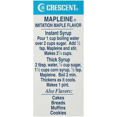 Crescent Mapleine Imitation Maple Flavor - 2 Fl. Oz. - Image 2