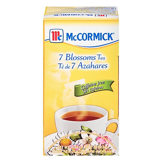 McCormick Tea 7 Blossoms Caffeine Free - 25 Count