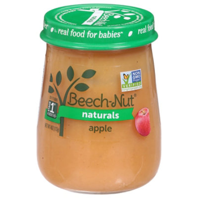 Beech-Nut Naturals Stage 1 Apple Baby Food - 4 Oz - Image 2