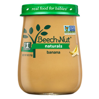 Beech-Nut Naturals Baby Food Stage 1 Banana - 4 Oz