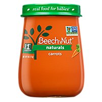 Beech-Nut Naturals Stage 1 Carrots Baby Food - 4 Oz - Image 1