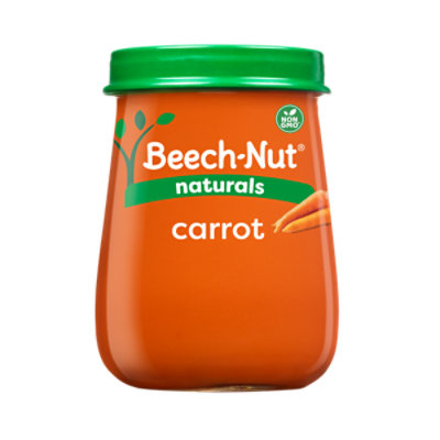 Beech-Nut Naturals Stage 1 Carrots Baby Food - 4 Oz - Image 1