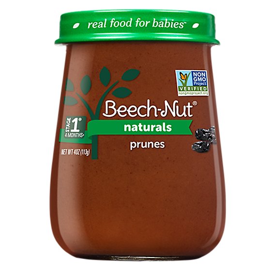 Beech-Nut Naturals Stage 1 Prunes Baby Food - 4 Oz