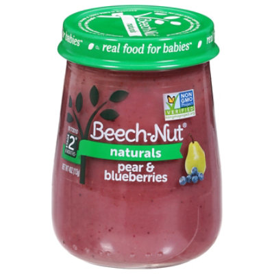 Beech-Nut Naturals Stage 2 Pear & Blueberries Baby Food - 4 Oz - Image 2
