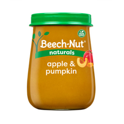 Beech-Nut Naturals Baby Food Stage 2 Apple Pumpkin & Cinnamon - 4 Oz