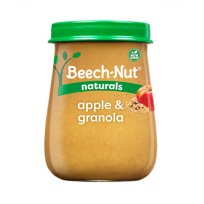 Beech-Nut Naturals Stage 2 Apple Cinnamon & Granola Baby Food - 4 Oz