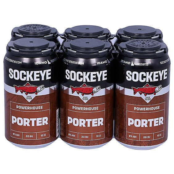 Sockeye Power House Porter In Bottles - 6-12 Fl. Oz.