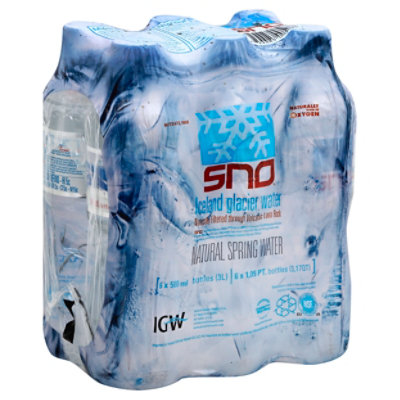 SNO Glacier Water Iceland - 6-1.05 Pint - Image 1