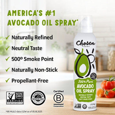 Chosen Foods Oil Spray Avocado Oil - 4.7 Fl. Oz. - Image 2