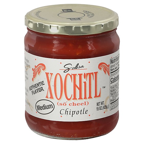 Xochiti Salsa Chipotle Medium Jar - 15 Oz