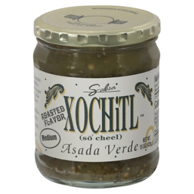 Xochiti Salsa Asada Verde Medium Jar - 15 Oz - Image 3