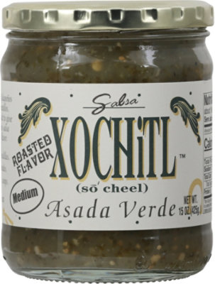 Xochiti Salsa Asada Verde Medium Jar - 15 Oz - Image 2