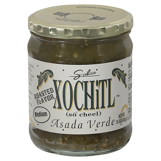 Xochiti Salsa Asada Verde Medium Jar - 15 Oz