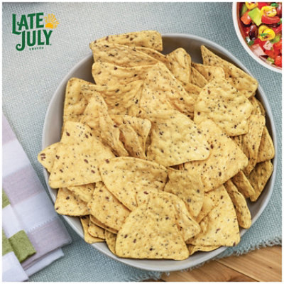 LATE JULY Snacks Mild Green Mojo Tortilla Chips - 7.5 Oz - Image 2