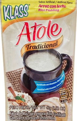 Klass Atole Traditional Arroz Con Leche Rice Pudding - 1.52 Oz - Image 2