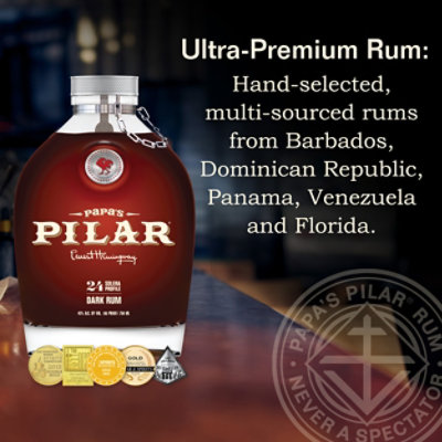 Papas Pilar Dark Rum 86 Proof - 750 Ml - Image 5