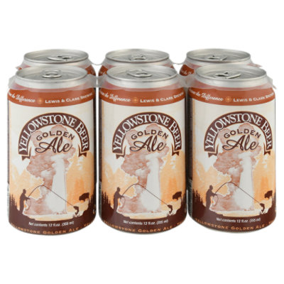 Lewis And Clark Yellowstone Golden Ale Cans - 6-12 Fl. Oz. - Image 1