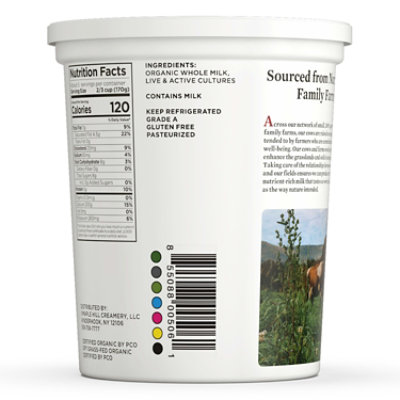Maple Hill Creamery Yogurt Cream on Top Plain - 32 Oz - Image 2