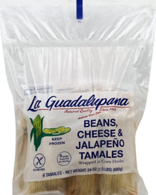 La Guadalu Tamales Bean And - 24 Oz - Image 1