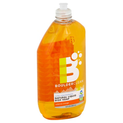 Boulder Clean Dish Soap Liquid Valencia Orange Bottle - 28 Fl. Oz ...