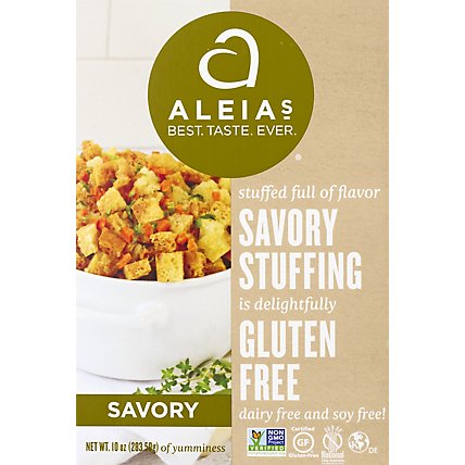 Aleias Stuffing Mix Savory Box - 10 Oz - Image 2